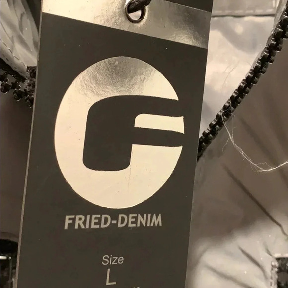 Fried Denim Reflective Jacket Jacket Gray Men’s Sizee Large New - Picture 14 of 16